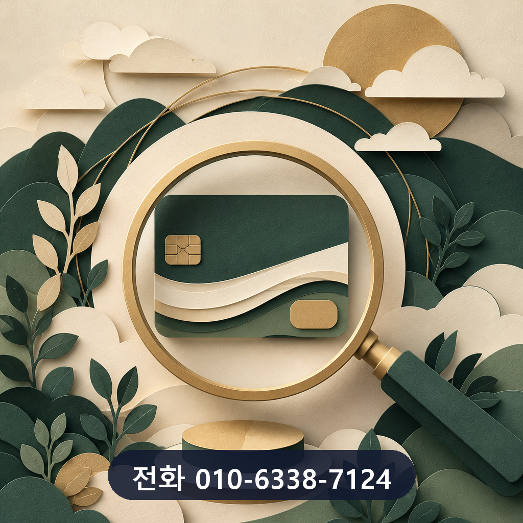 카드깡 업체 한도 확인 이미지